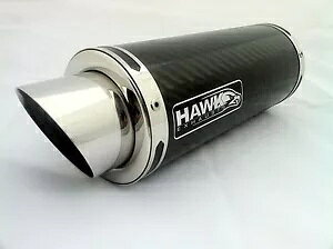 Kawasaki ZR7 1999 - 2005 Hawk GP J[{t@Co[[XGL][XgTCT[ Kawasaki ZR7 1999 - 2005 Hawk GP Carbon Fibre Race Exhaust Silencer Can