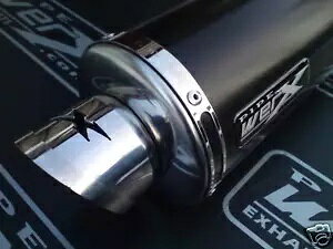 XYL GSF 600 650 ofBbg 95-06 pE_[ ubN Eh GL][Xg ʁAH@ Suzuki GSF 600 650 Bandit 95-06 Powder Black Round Exhaust Can, Road Legal