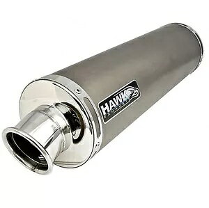 BMW 1200 GS 2004 - 2009 z[N `^ Eh [h [K GL][Xg J TCT[ BMW 1200 GS 2004 - 2009 Hawk Titanium Round Road Legal Exhaust Can Silencer