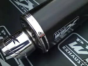 pCv [NX }n FZS Fazer 600 pE_[ ubN I[o GL][Xg [X JAH@ Pipe Werx Yamaha FZS Fazer 600 Powder Black Oval Exhaust Race Can, Road Legal