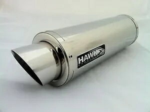 ホーク - トライアンフ TT 600 2000 〜 2003 ステンレススチール スタビー GP レース エキゾースト カン Hawk -Triumph TT 600 2000 to 2003 Stainless Steel Stubby GP Race Exhaust Can