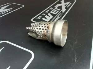 Pipe Werx カスタム インレット バッフル DB キラー、インレット 47mm 〜 60mm 用 Pipe Werx Custom Inlet Baffle DB Killer for inlets from 47mm to 60mm