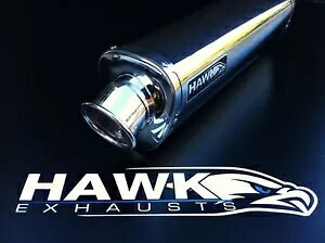 ホーク トライアンフ 1200 トロフィー 2012 + ステンレス トライオーバル エキゾーストカン サイレンサー SL Hawk Triumph 1200 Trophy 2012 + Stainless Steel Tri Oval Exhaust Can Silencer SL