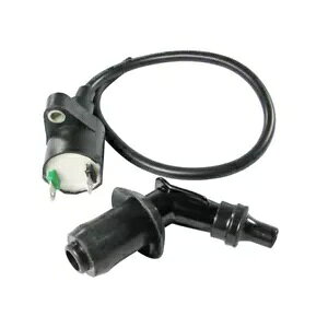 _΃RCƓ_΃P[uƓ_΃vORlN^ GY6 ׂĂ̒̃XN[^[- Ignition coil with ignition cable and spark plug connector GY6 all chinar scooters-