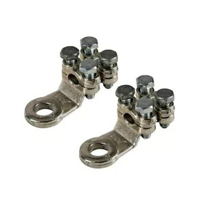 �j�b�P�����b�L�^�J�P�[�u���V���[ 2�Z�b�g�A�f�ʐ�50mm2�A��10mm- Set of 2 Nickel Plated Brass Cable Shoes, Cross Section 50mm2, Hole 10mm- �y���s�A���i�z