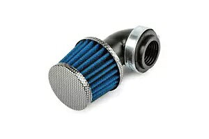 GAtB^[ Str8 RjJ KN 90 xpx D.28-35mm J[{bN- Air Filter Str8 Conical KN 90 Degree Angled D.28-35mm Carbon Look-