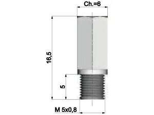 Lu^[ CmY |[j P[q PWK у|[j CP Lu^[p - 78- Carburetor main nozzle Polini for Keihin PWK and Polini CP carburetor - 78-