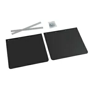 FPVCgbNp򖗖h~zvyA - 45x35 cm- Spray protection cloth lamp pair for trucks made of black PVC - 45x35 cm-