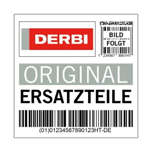 �����_�[�r�[�A���b�h�A�O���[�A���A677116 �_�[�r�[ �o���A���g �X�|�[�c 50 / 125ccm- Decor derby, red, gray, left, 677116 for derby variant sport 50 / 125ccm- �y���s�A���i�z