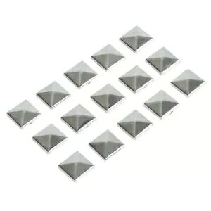 ����-�X�^�b�h�A�N�������b�L�X�^�b�h 15 �� - 10x10mm- Decor-Studs, Chrome Plated Studs 15pcs - 10x10mm- �y���s�A���i�z