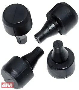 �S���� GiVi 4�� M3/M5mm/M5M/M6M/Z113�T�|�[�g�v���[�g�p - Rubber stoppers GiVi 4 pieces for M3 / M5 mm / M5M / M6M / Z113 support plates- �y���s�A���i�z