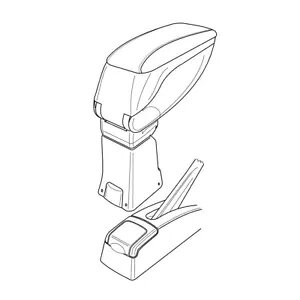 m[ K[k I pA[Xg vp}Eg Mount for armrest lamp for Renault Megane I-