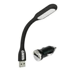 v tLVu LED v COB + USB [d 12/24V- Lamp Flexible LED Lamp COB + USB Charger 12/24V-