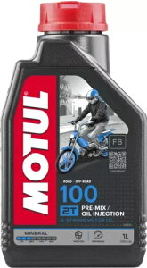 MOTUL 100 2T 2Xg[NGWIC 1L- Motul 100 2T 2-Stroke Engine Oil 1L-
