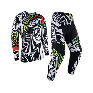 Leatt ���C�h �L�b�g 3.5 �[�u�� �T�C�Y 3X-Large Leatt Ride Kit 3.5 Zebra size 3X-Large �y���s�A���i�z