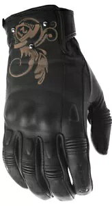nCEFC 21 EBY ubN ACr[ O[u TCY M Highway 21 Women's Black Ivy Gloves size Medium