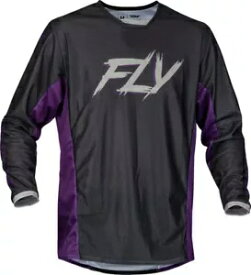 フライ レーシング キネティック メッシュ レイブ ブラック パープル シルバー ジャージ Fly Racing Kinetic Mesh Rave Black Purple Silver Jersey