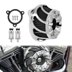 XsN[JbgGAN[i[Ce[NtB^[n[[c[OOChgCN08p Spin Chrome Cut Air Cleaner Intake Filter Fit For Harley Touring Glides Trike 08