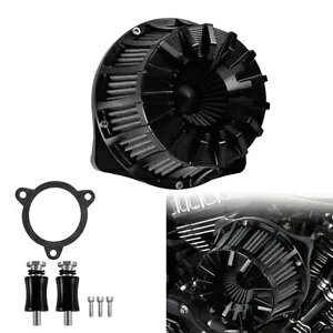 XgCvtGAN[i[zCtB^[n[[c[OgCN 2008-16 ɓK Stripe Inverted Air Cleaner Intake Filter Fit For Harley Touring Trike 2008-16