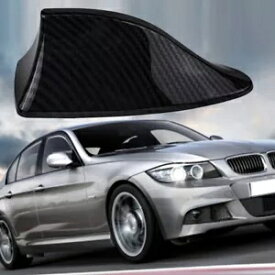 車ユニバーサルカーボンふかひれルーフアンテナ空中 FM/AM ラジオ信号装飾トリム Car Universal Carbon Shark Fin Roof Antenna Aerial FM/AM Radio Signal Decor Trim