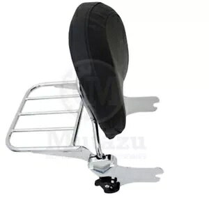 Mutazu O\obNXg V[V[o[ QbWbNt HD n[[ c[O 97-08p Mutazu Detachable Backrest Sissy Bar w/ luggage rack for HD Harley Touring 97-08