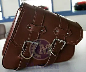 n[[X|[cX^[puEPUU[\EThobOThobO Brown PU Leather Solo Right Side saddleBag Saddle Bag for Harley Sportster