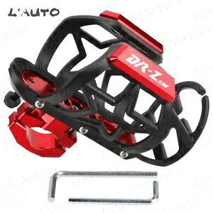 ԃXYL DRZ DRZ400SM 2000-2024 {ghNJbvz_[ Red For Suzuki DRZ DRZ400SM 2000-2024 Beverage Water Bottle Drink Cup Holder
