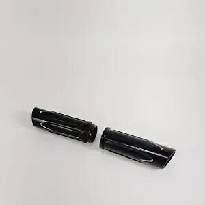 1 C` ubN CNC nho[Obv n[[c[OdXbgoCC[ɓK 1'' Black CNC Handle Bar Grips Fit For Harley Touring Electric Throttle By Wire