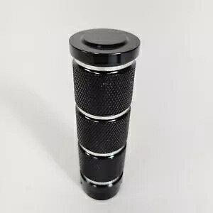n[[ \teC _Ci X|[cX^[p  1 { ubN Xg[J[ [bg rbg Obv One Left Black Stroker Knurled Billet Grip for Harley Softail Dyna Sportster