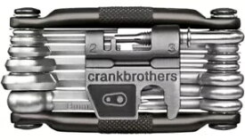 クランクブラザーズ 15961 M19 マルチツール 六角トルクス レンチ ドライバー チェーン ツール ブラック Crankbrothers 15961 M19 Multitool Hex Torx Wrenches Drivers Chain Tool Black