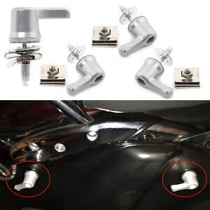 ThobO o[ bN t@Xi[ {g ibg tLbg n[[ c[O 2001-2023p Saddlebag Lever Lock Fastener Bolt Nut Mounting Kit for Harley Touring 2001-2023