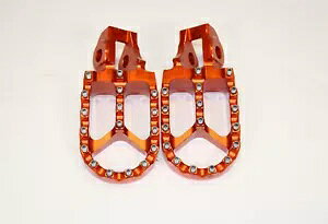 Warp 9 I[o[TCY MX tbgyO IW-94-FP3X5 Warp 9 Oversized MX Foot Pegs Orange-94-FP3X5