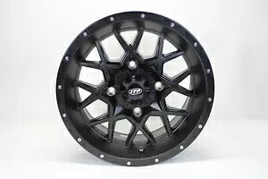 4/137 ITP nP[ zC[ 15x7 5.0 + 2.0 }bg ubN-1528645536B 4/137 ITP Hurricane Wheel 15x7 5.0 + 2.0 Matte Black-1528645536B