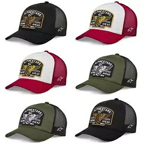 Alpinestars we[W pb` gbJ[ nbg x[X{[ Lbv Xibv obN ubN bh J[L Alpinestars Heritage Patch Trucker Hat Baseball Cap Snap Back Black Red Khaki