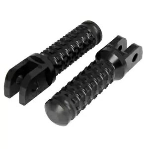 BikeTek Ally �I�[�g�o�C �t�b�g�y�O �X���C�_�[�t�� �X�Y�L �t�����g �u���b�N SU11F BikeTek Ally Motorcycle Footpegs with Slider Suzuki Front Black SU11F �y���s�A���i�z