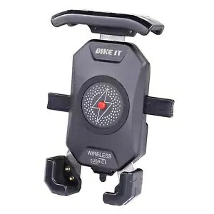 Bike It QI CX USB-C I[goCoCNdb[d & ߉\ȃz_[ Bike It QI Wireless USB-C Motorcycle Motorbike Phone Charger & Adjustable Holder