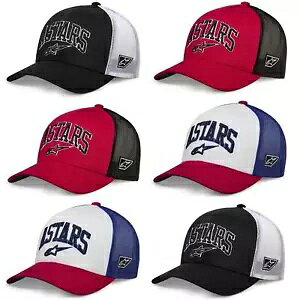 Alpinestars ダンカー トラッカー ハット ユニセックス カジュアル 野球 スナップ バック ブラック ホワイト レッド Alpinestars Dunker Trucker Hat Unisex Casual Baseball Snap Back Black White Red
