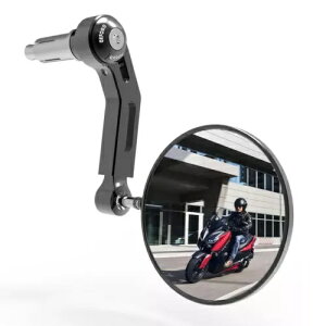 オックスフォード プレミアム アルミニウム オートバイ バイク バーエンド ミラー 左手用 Oxford Premium Aluminium Motorcycle Motorbike Bar End Mirror Left Hand