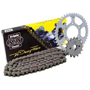 Triple-S CSK z_ C90 Ju 2002 p`F[ & XvPbg (JTKHC90) Triple-S CSK Honda C90 CUB 2002 Replacement Chain & Sprocket (JTKHC90)