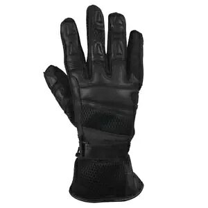 BikeIt gv ubN GA I[goC O[u T}[ oCN c[O Ahx`[ BikeIt Triple Black Air Motorcycle Gloves Summer Motorbike Touring Adventure
