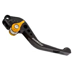 BikeTek XYL GSX-R 600 ߉\ CNC u[L o[ V[g ubN S[h BikeTek Suzuki GSX-R 600 Adjustable CNC Brake Lever Short Black Gold