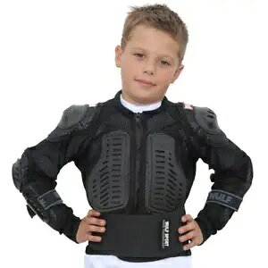 Wulfsport Ju tfBtN^[ gNX veN^[ WPbg [X LbY WjA A[}[ Wulfsport Cub Full Deflector Motocross Protector Jacket Youth Kids Junior Armour