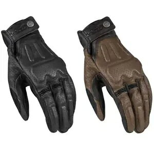 LS2 Xg Y U[ I[goC O[u c[O N[U[ oCN O[u LS2 Rust Mens Leather Motorcycle Gloves Touring Cruiser Motorbike Glove