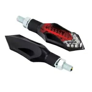 Bike It �I�[�g�o�C�u���[�h Indictaors LED �o�C�N�C���W�P�[�^�[�e�[�����C�g�t���V���� Bike It Motorcycle Blade Indictaors LED Motorbike Indicator With Tail Light New �y���s�A���i�z