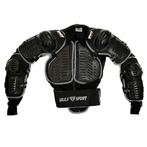 Wulfsport lptfBtN^[gNXWPbg MX gNXNbhveN^[ Wulfsport Adults Full Deflector Motocross Jacket MX Motorcross Quad Protector