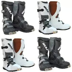 Wulfsport Cub LA ���g�N���X �u�[�c �I�t���[�h �G���f���[�� �L�b�Y ���[�X �N�A�b�h �u�[�c Wulfsport Cub LA Motocross Boots Off Road Enduro Kids Youth Quad Boot