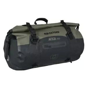 IbNXtH[h ANA T50 I[goC QbW e[ pbN [ obO J[L Oxford Aqua T50 Motorcycle Luggage Tail Pack Roll Bag Khaki