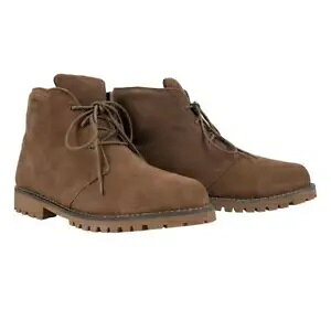 IbNXtH[h fU[g Y I[goC u[c c[O ʋ XG[h oCN u[c uE Oxford Desert Mens Motorcycle Boots Touring Commuter Suede Bike Boot Brown