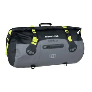 IbNXtH[h ANA T50 I[goCוe[obO [obO ubN/O[/tI Oxford Aqua T50 Motorcycle Luggage Tail Bag Roll Bag Black/Grey/Fluo