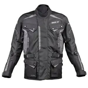 BikeIt Burhou c[O I[goC WPbg Y oCN h Ahx`[ BikeIt Burhou Touring Motorcycle Jacket Mens Motorbike Waterproof Adventure